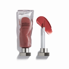 Objet Lip Stain (Unique Paint Tube Design) – Velvet Matte Tint, Long-Lasting Waterproof Lipstick, Hydrating Korean Makeup, Red & Rose Gloss, K-Beauty Tinted Lipstain (16 AFTER)