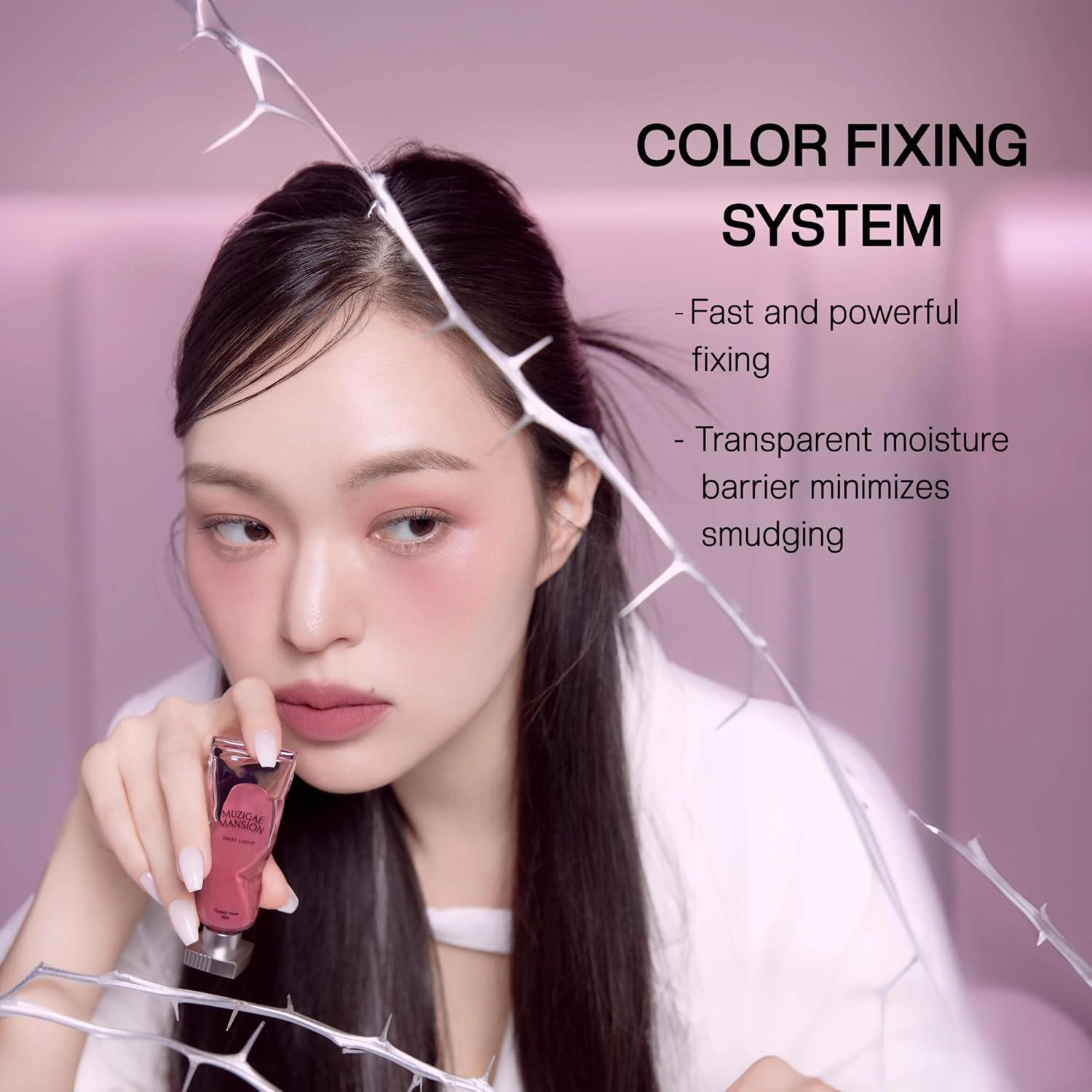 Objet Liquid Lip Stain (Unique Paint Tube Design) – Velvet Matte Tint, Long-Lasting Waterproof Lipstick, Hydrating Korean Makeup, Red & Rose Gloss, K-Beauty (22 Pairing, 0.2 Fl oz)