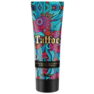 Onyx Tattoo Tanning Bed Lotion with Fade Protection - Ink Care & Color Booster, Tattoo Moisturizer for Color Enhancement & Ink Care, Indoor Tanning Lotion for Men and Women with Fruit Extract