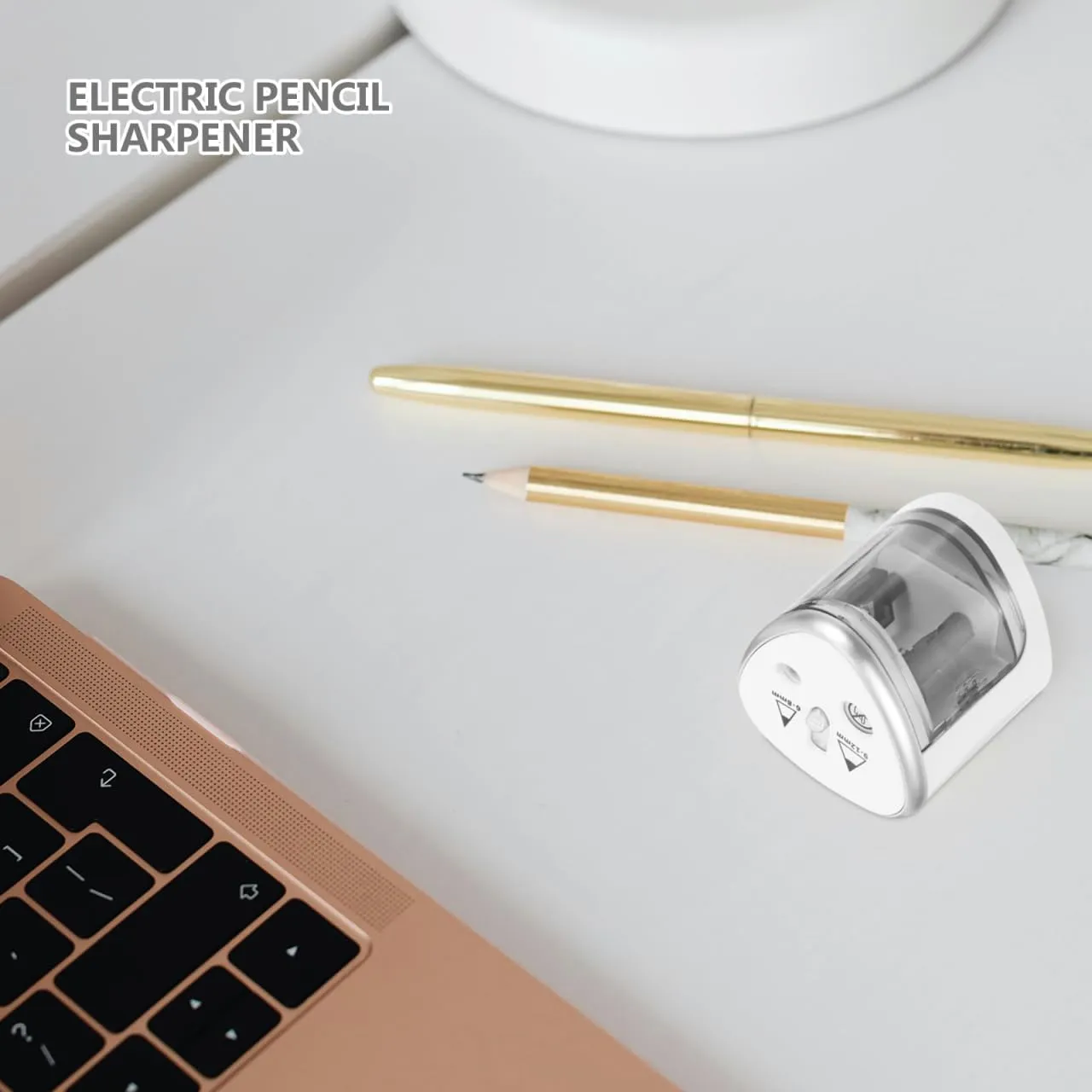 Operitacx Pencil Sharpener Dual Electric Sharpener Automatic Pencil Sharper Self Sharpening Pencil Sharpener for Colored Pencils Classroom Sharpener Electric Crayon Sharpener Pencil Sharpner