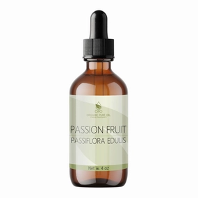 OPO Passion Fruit Oil 4 oz Pure Natural Cold Pressed Maracuja Oil Fruit Seed Unrefined Extra Virgin Partially Filtered for Hair Face Body Skin By Organic Pure Oil