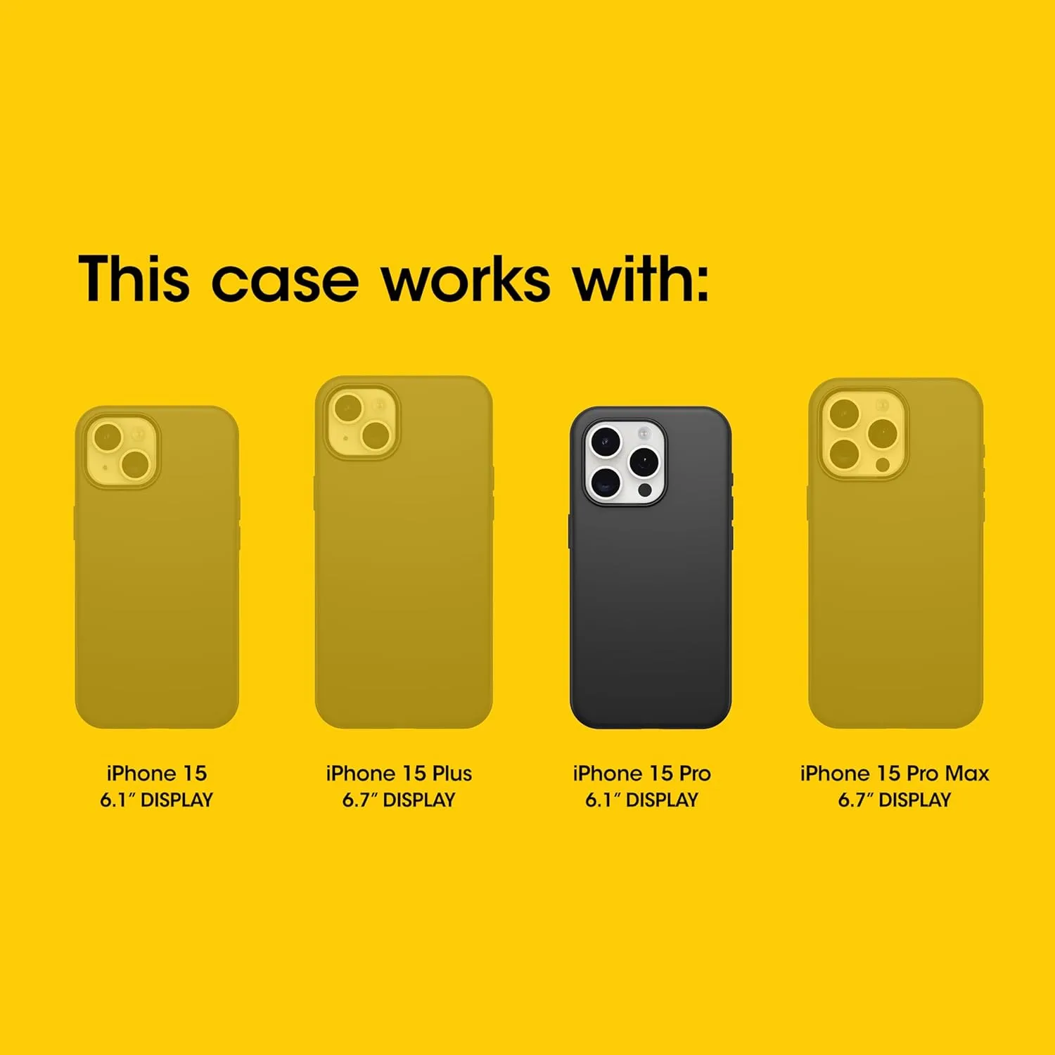 OtterBox iPhone 15 Pro (Only) Defender Series XT Clear Case - Velvet Evergreen (Clear), screenless, Rugged, Snaps to MagSafe, Lanyard Attachment