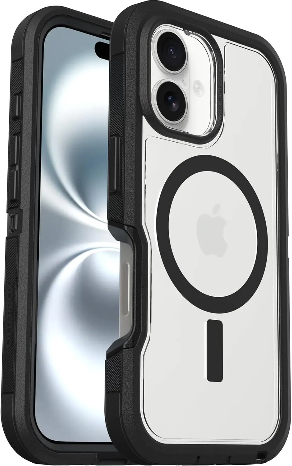 OtterBox iPhone 16 Defender Series XT Clear Case - Dark Side