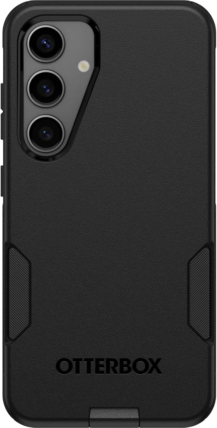 OtterBox Samsung Galaxy S24 Commuter Series Case - Black, Slim & Tough, Pocket-Friendly, with Port Protection