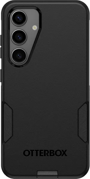 OtterBox Samsung Galaxy S24 Commuter Series Case - Black, Slim & Tough, Pocket-Friendly, with Port Protection
