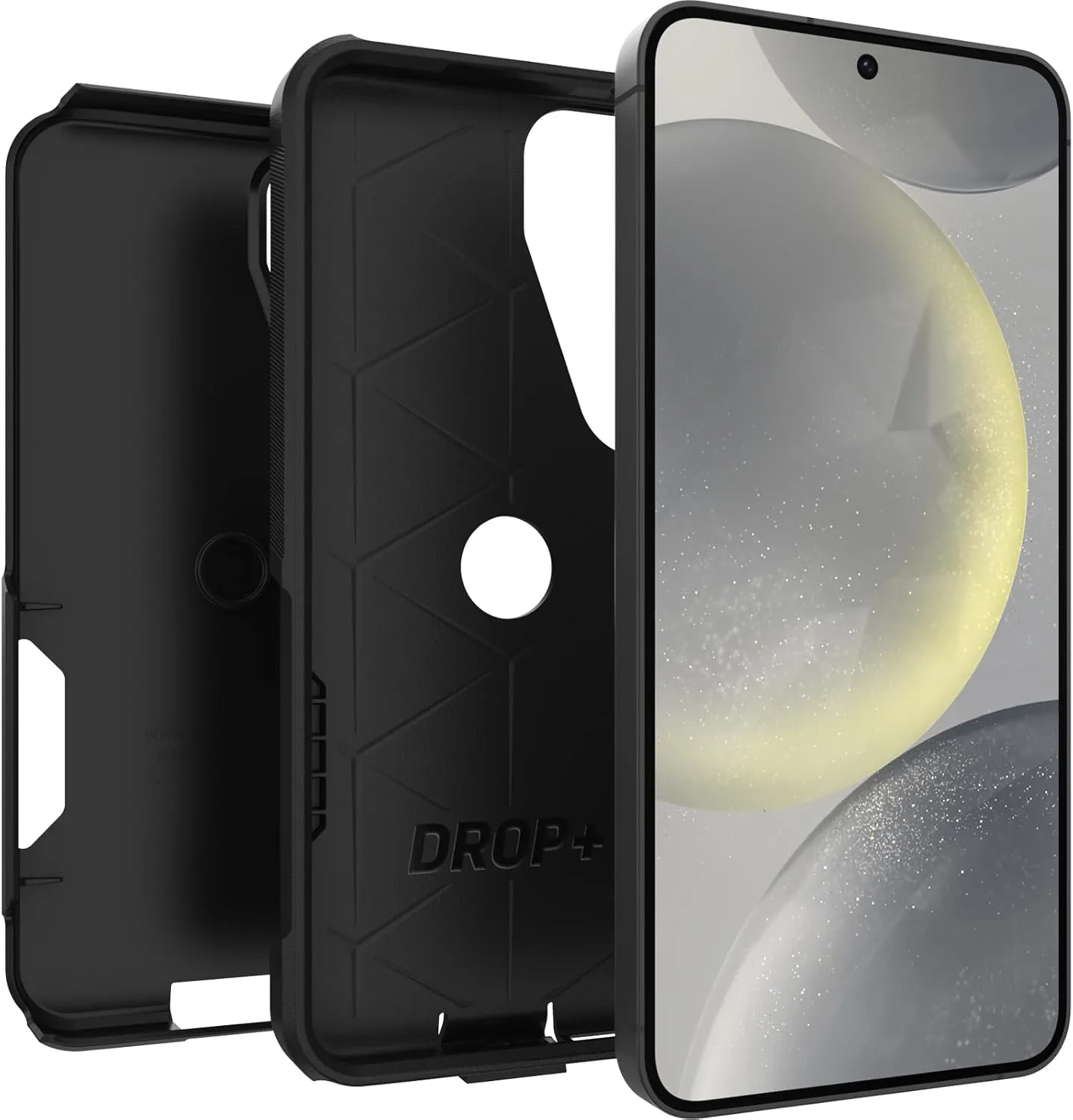 OtterBox Samsung Galaxy S24 Commuter Series Case - Black, Slim & Tough, Pocket-Friendly, with Port Protection