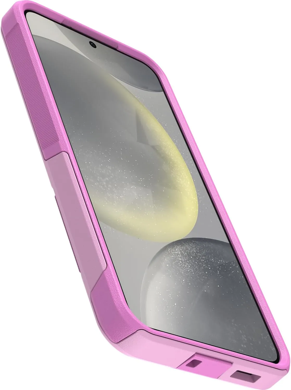 OtterBox Samsung Galaxy S24 Commuter Series Case - Run Wildflower (Pink), Slim & Tough, Pocket-Friendly, with Port Protection