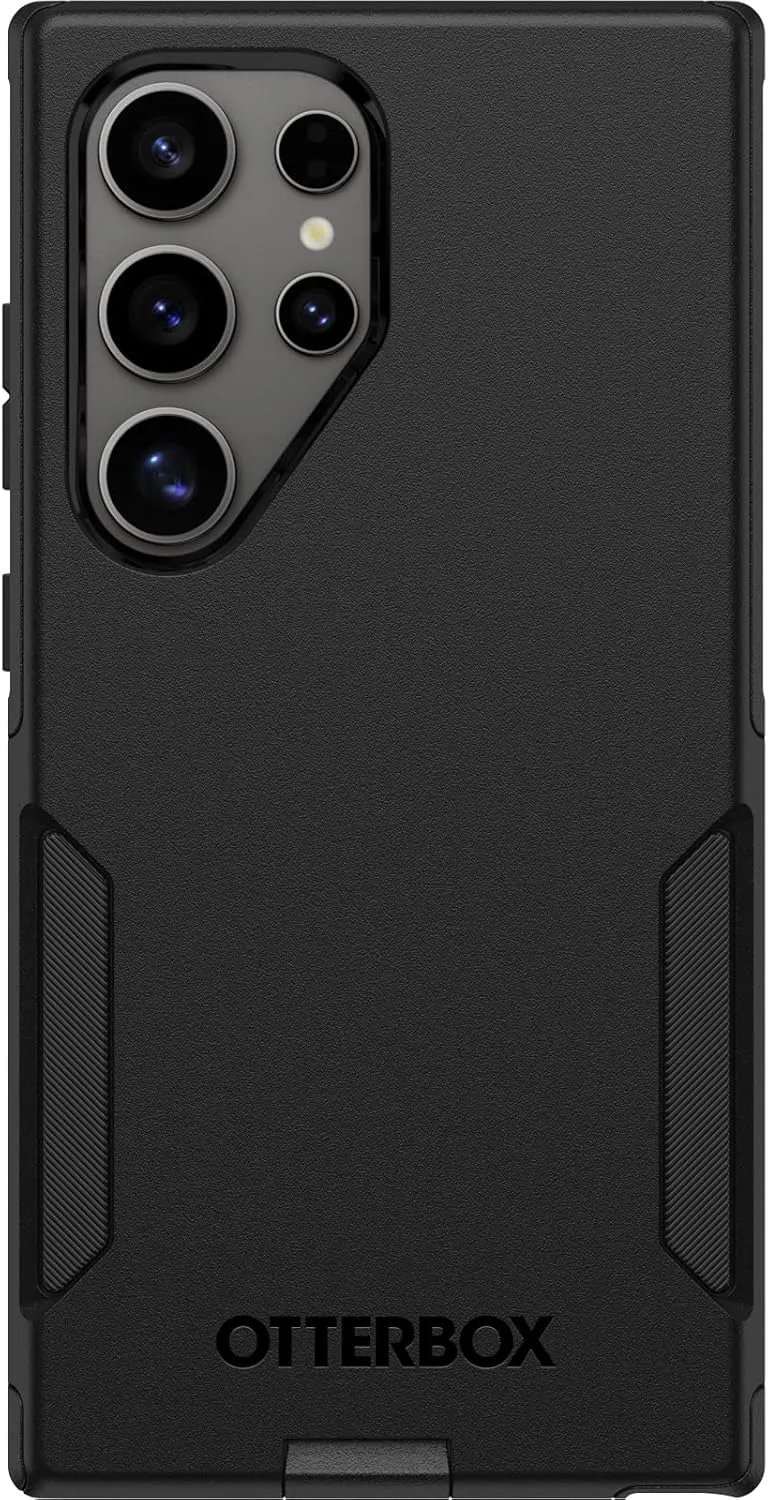 OtterBox Samsung Galaxy S24 Ultra Commuter Series Case - Black, Slim & Tough, Pocket-Friendly, with Port Protection