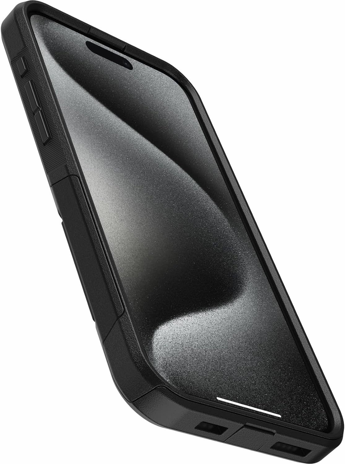 OtterBox iPhone 15 Pro MAX (Only) Commuter Series Case - Black, Slim & Tough, Pocket-Friendly, with Port Protection