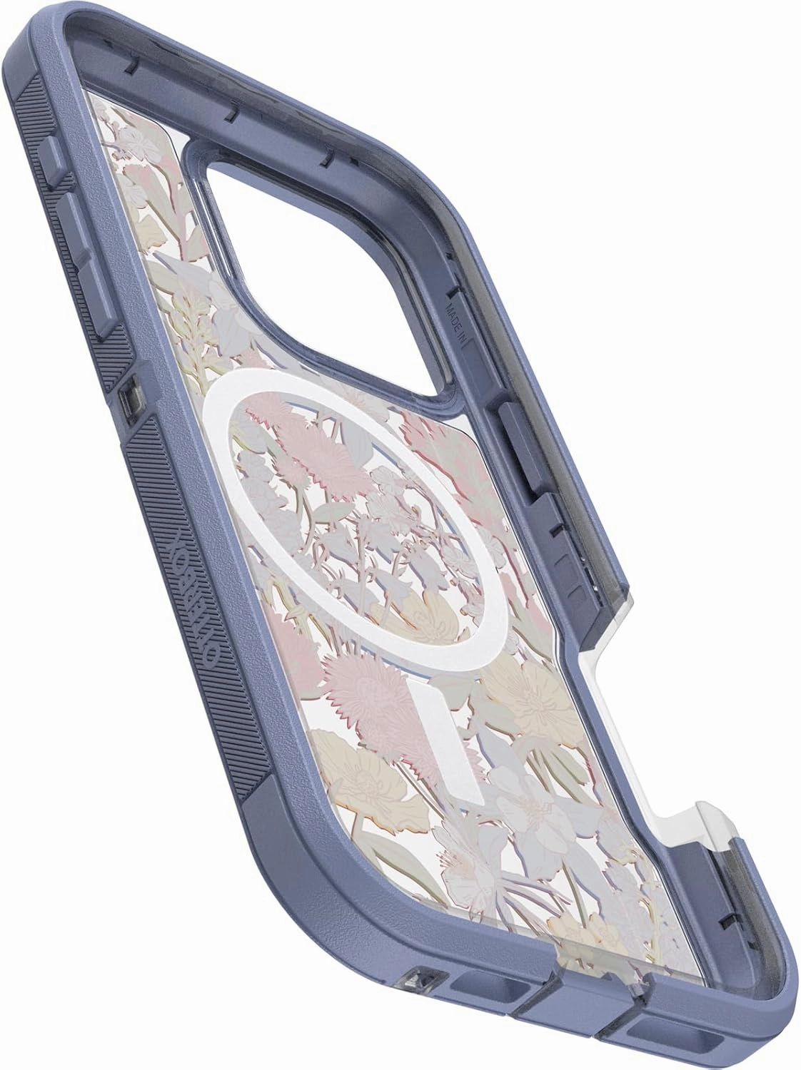 OtterBox iPhone 16 Pro Max Defender Series XT Clear Case - Floral Purple