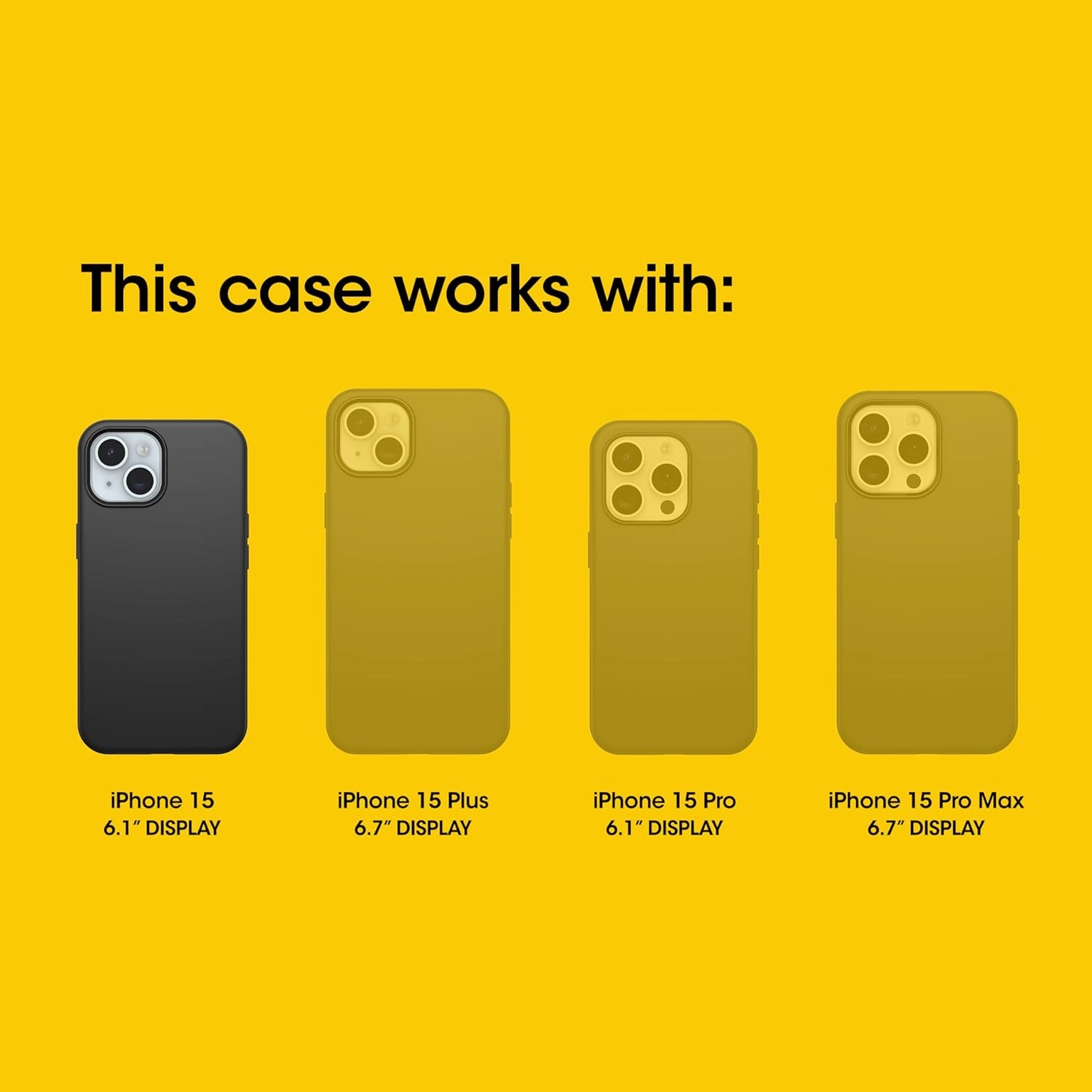OtterBox iPhone 16e, 15, 14, & 13 Commuter Series Case - Crisp Denim (Blue), Slim & Tough, Pocket-Friendly, with Port Protection