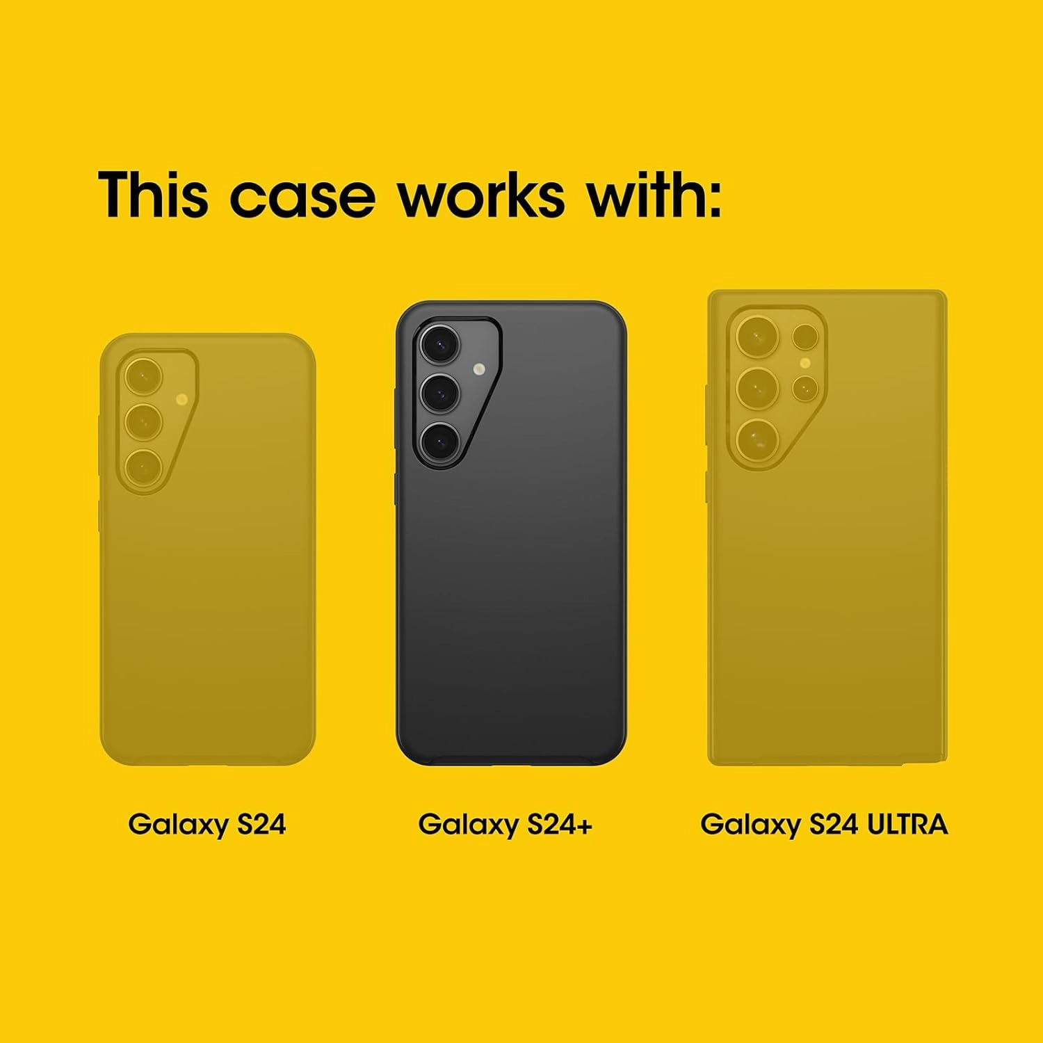 OtterBox Samsung Galaxy S24  Commuter Series Case - GET Your Greens, Slim & Tough, Pocket-Friendly, with Port Protection