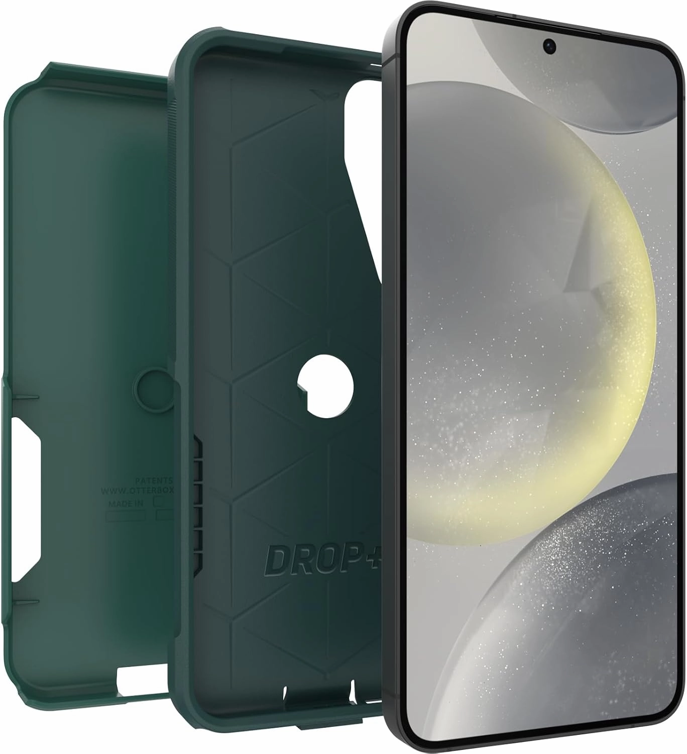 OtterBox Samsung Galaxy S24  Commuter Series Case - GET Your Greens, Slim & Tough, Pocket-Friendly, with Port Protection