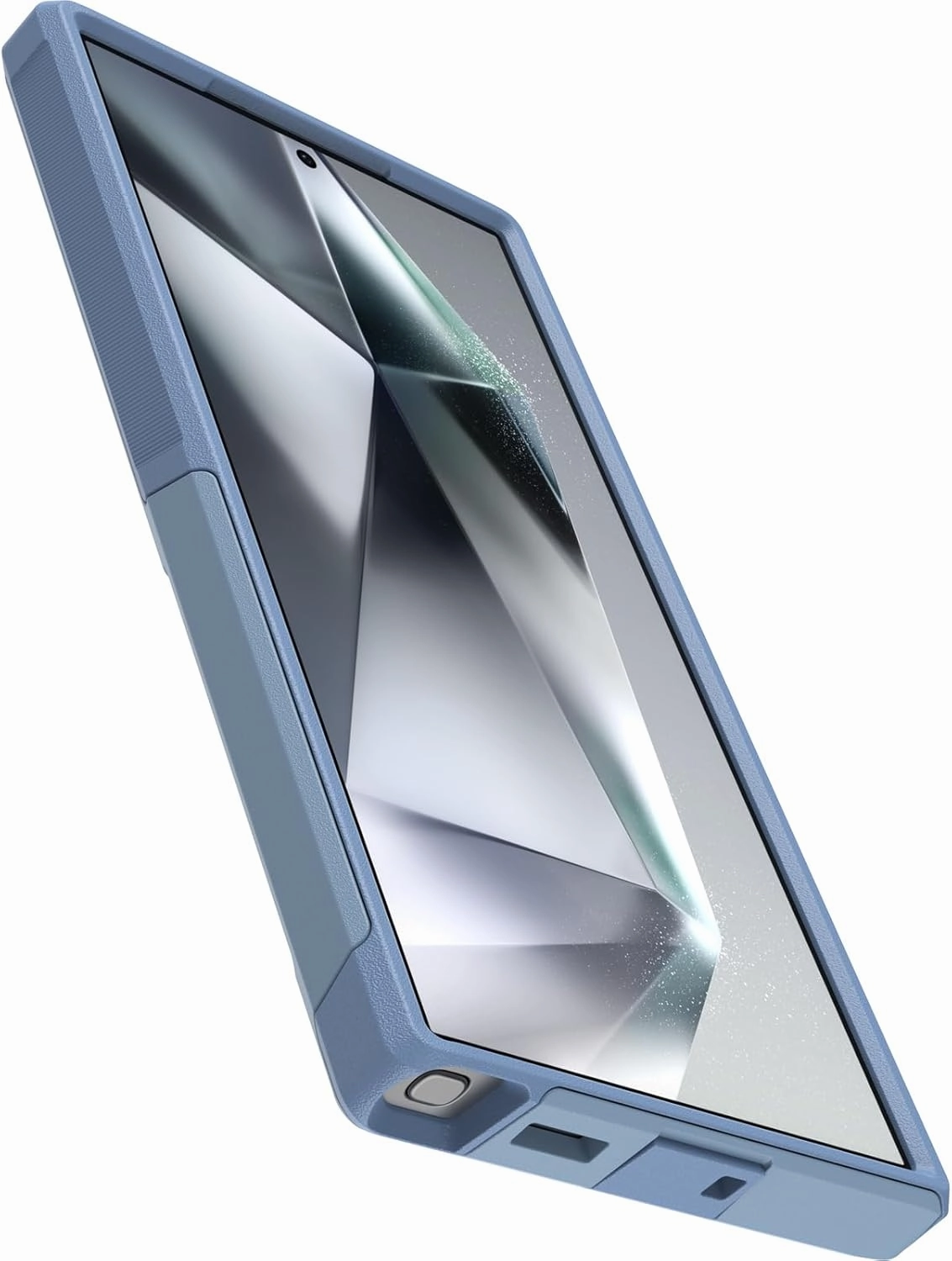 OtterBox Samsung Galaxy S24 Ultra Commuter Series Case - Crisp Denim (Blue), Slim & Tough, Pocket-Friendly, with Port Protection