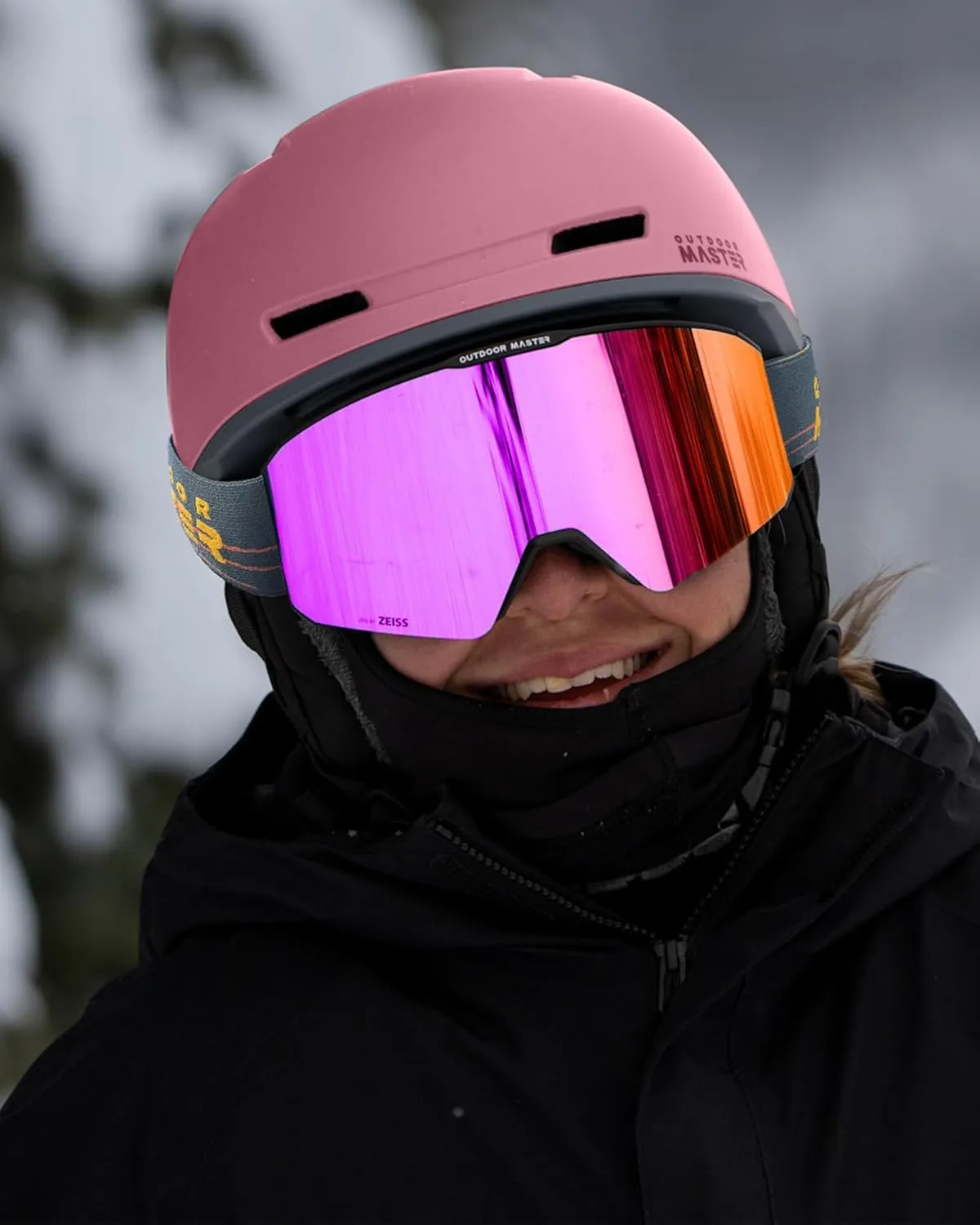OutdoorMaster Ski Helmet Set,MIPS Ski Helmet with Lens by ZEISS Ski Goggles - MIPS Snowboard Helmet Set for Men, Women & Youth