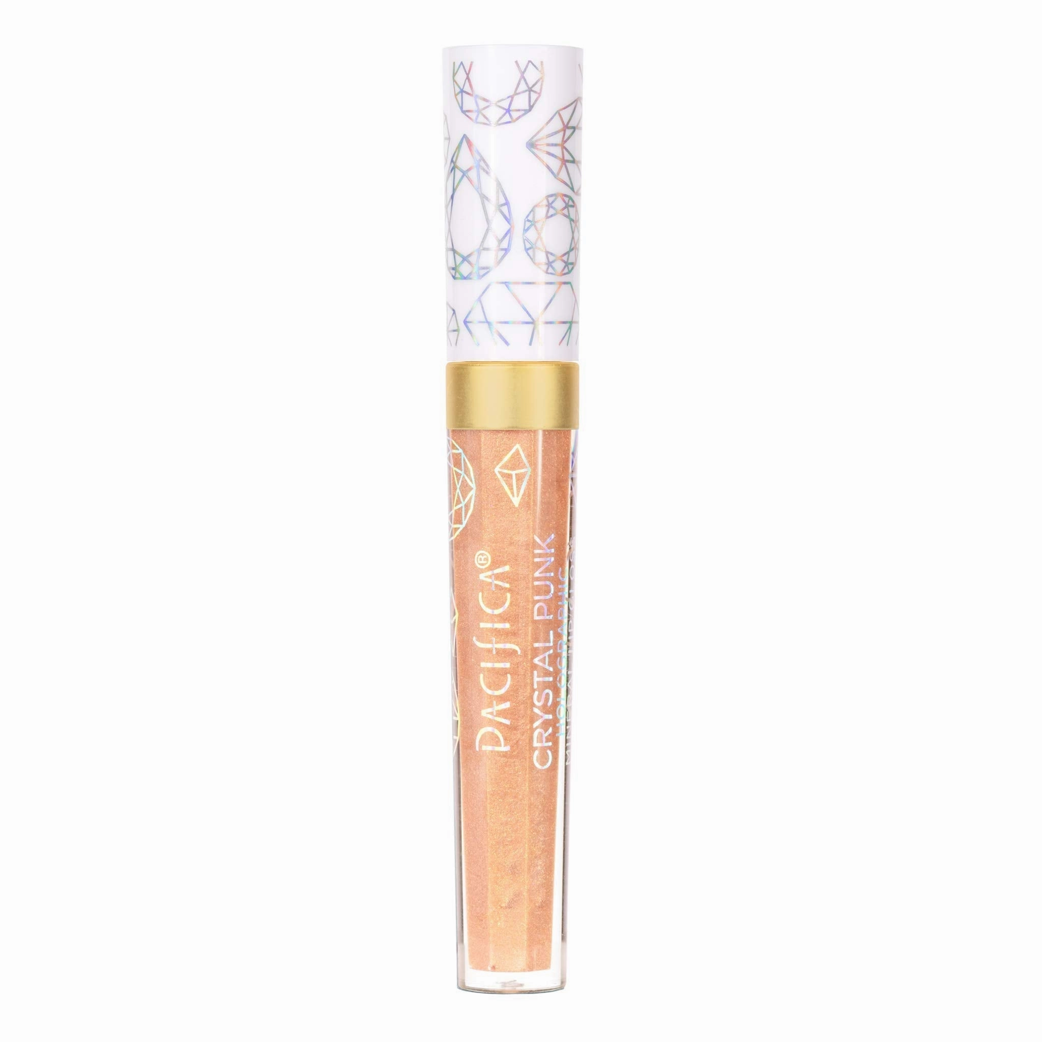 Pacifica Cosmos crystal punk holographic mineral lip glos, Halo