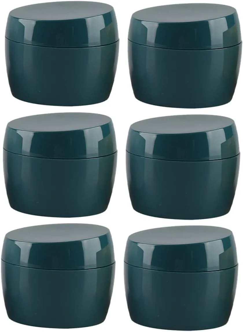 Pack Portable Cream Bottles Leakproof Cosmetics Jars Sample Containers Lotion Holders Travel Size for Gym Bag or Travel Distinguishable