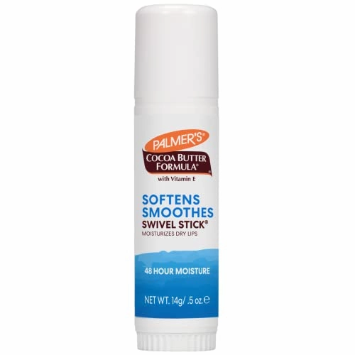 Palmer's Cocoa Butter Formula Duo Pack, Moisturizing Swivel Stick and Lip Balm with Vitamin E, All Day Moisturization, For use on Lips, Dry Patches, Marks & Scars (Pack of 2)