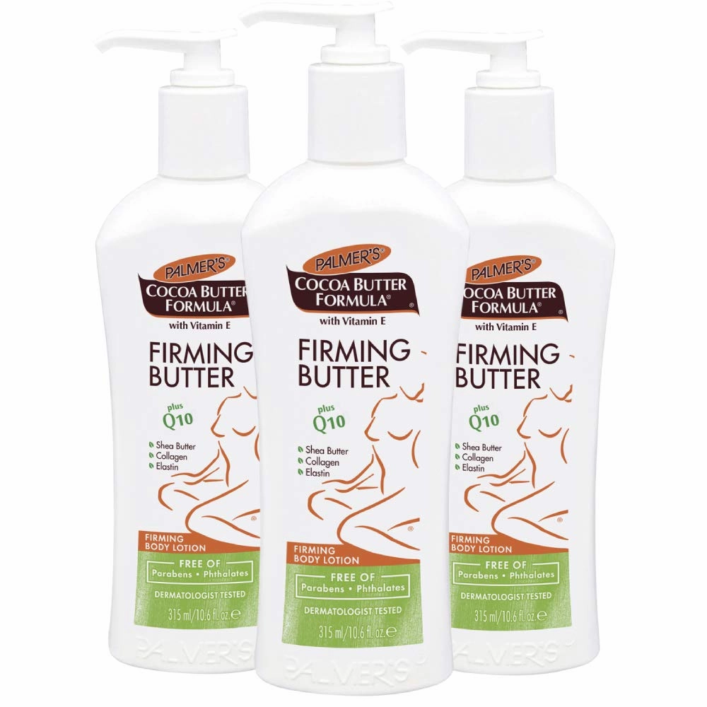 Palmer's Cocoa Butter Formula with Vitamin E   Q10 Firming Butter Body Lotion, 10.6 Ounces, (Pack of 3)