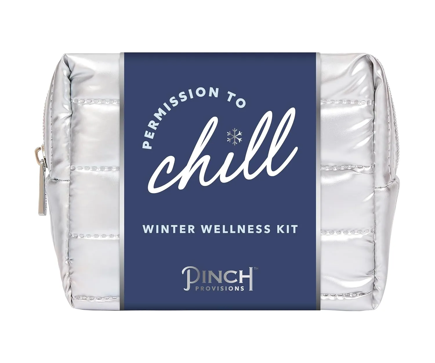 Pinch Provisions Winter Wellness Kit, 8 Skin Care Accessories & Essentials, Self-Care & Spa Gift with Reusable Eye Gels, Silicone Lip Scrubber, Metal Gua Sha, Moisturizing Socks & More