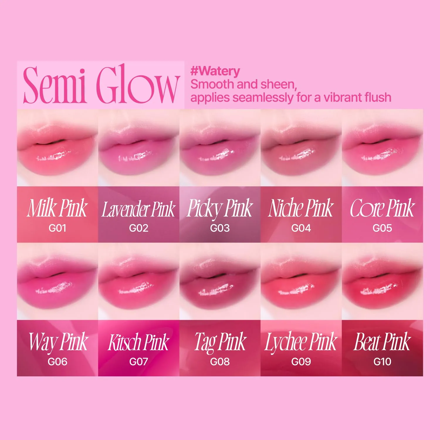 Pink Obsession Stay-Fit Lip Tint | M04 Need Pink | Weightless & Layerable Tint for Smudge-proof, Long-lasting Wear | Soft Blur Finish or Vibrant Flush | 3.8g