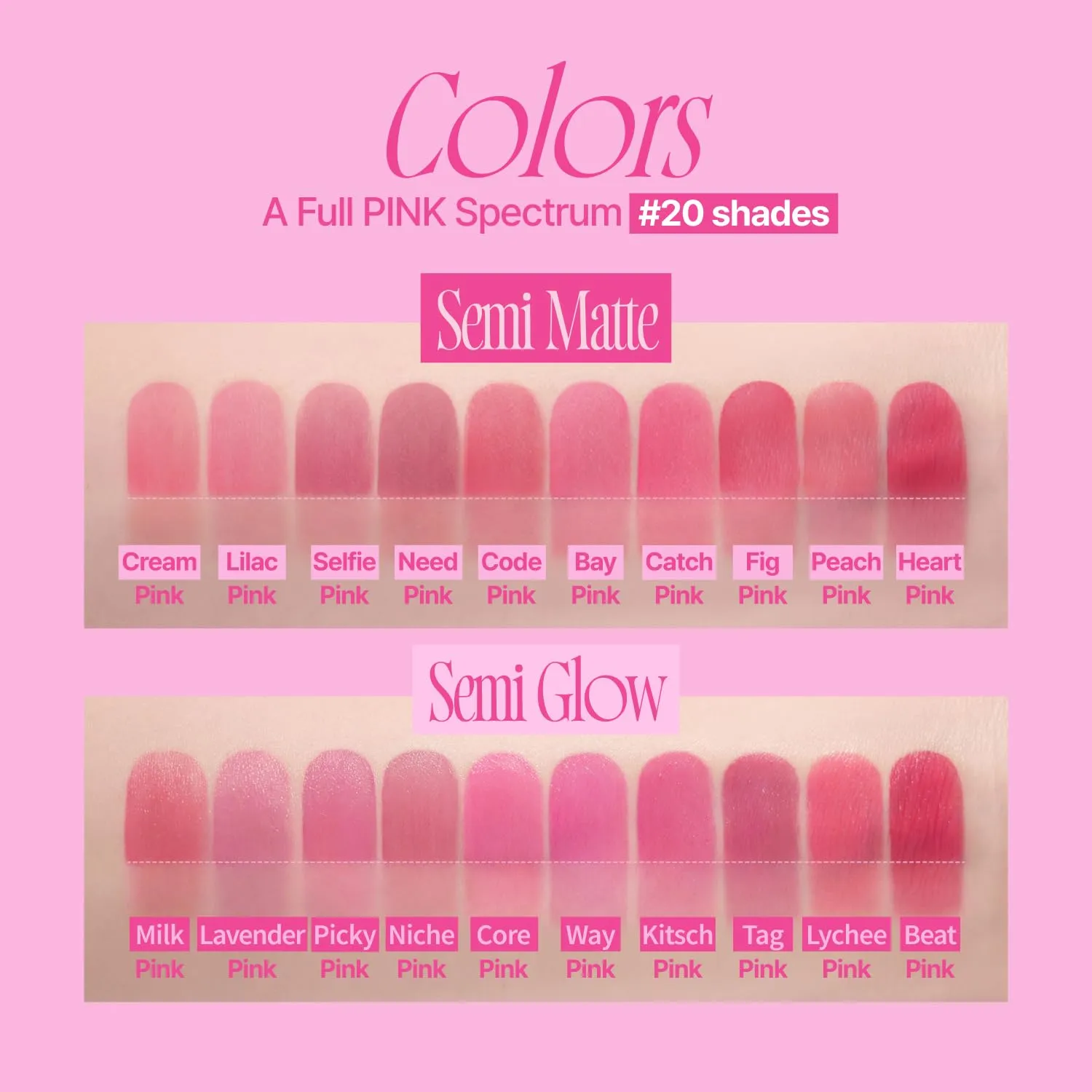 Pink Obsession Stay-Fit Lip Tint | M04 Need Pink | Weightless & Layerable Tint for Smudge-proof, Long-lasting Wear | Soft Blur Finish or Vibrant Flush | 3.8g