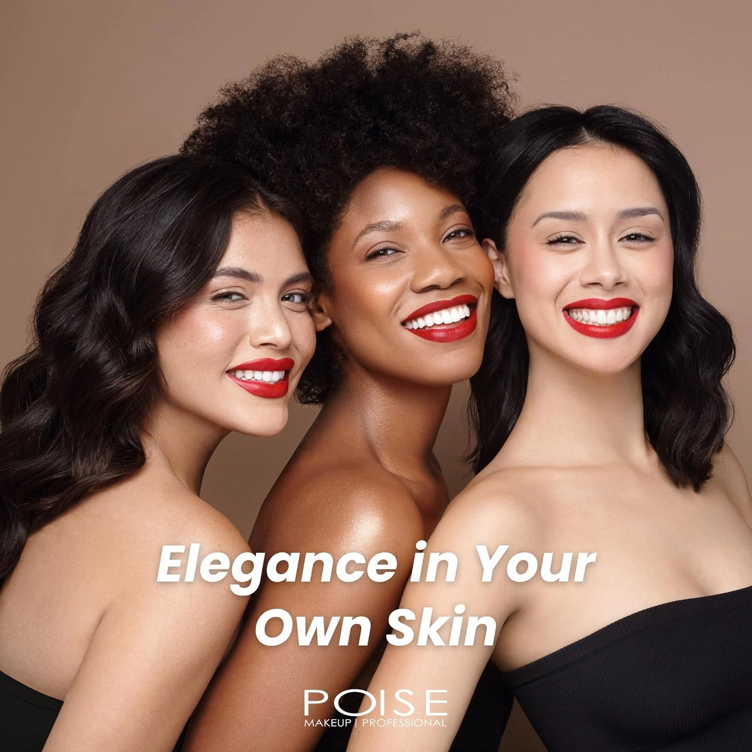 Poise Makeup HD Crème Multitasking Compact REFILL | Ultra Smooth Cream Formula Used as Eyeshadow Base, Smudge Finish Eye Color, Brow Definer, Highlight, Contour, and Lip Color, PITCH