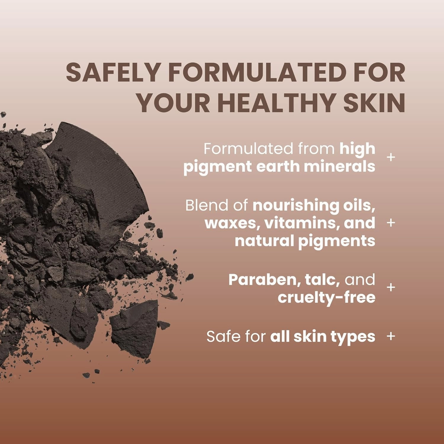 Poise Makeup HD Crème Multitasking Compact REFILL | Ultra Smooth Cream Formula Used as Eyeshadow Base, Smudge Finish Eye Color, Brow Definer, Highlight, Contour, and Lip Color, PITCH