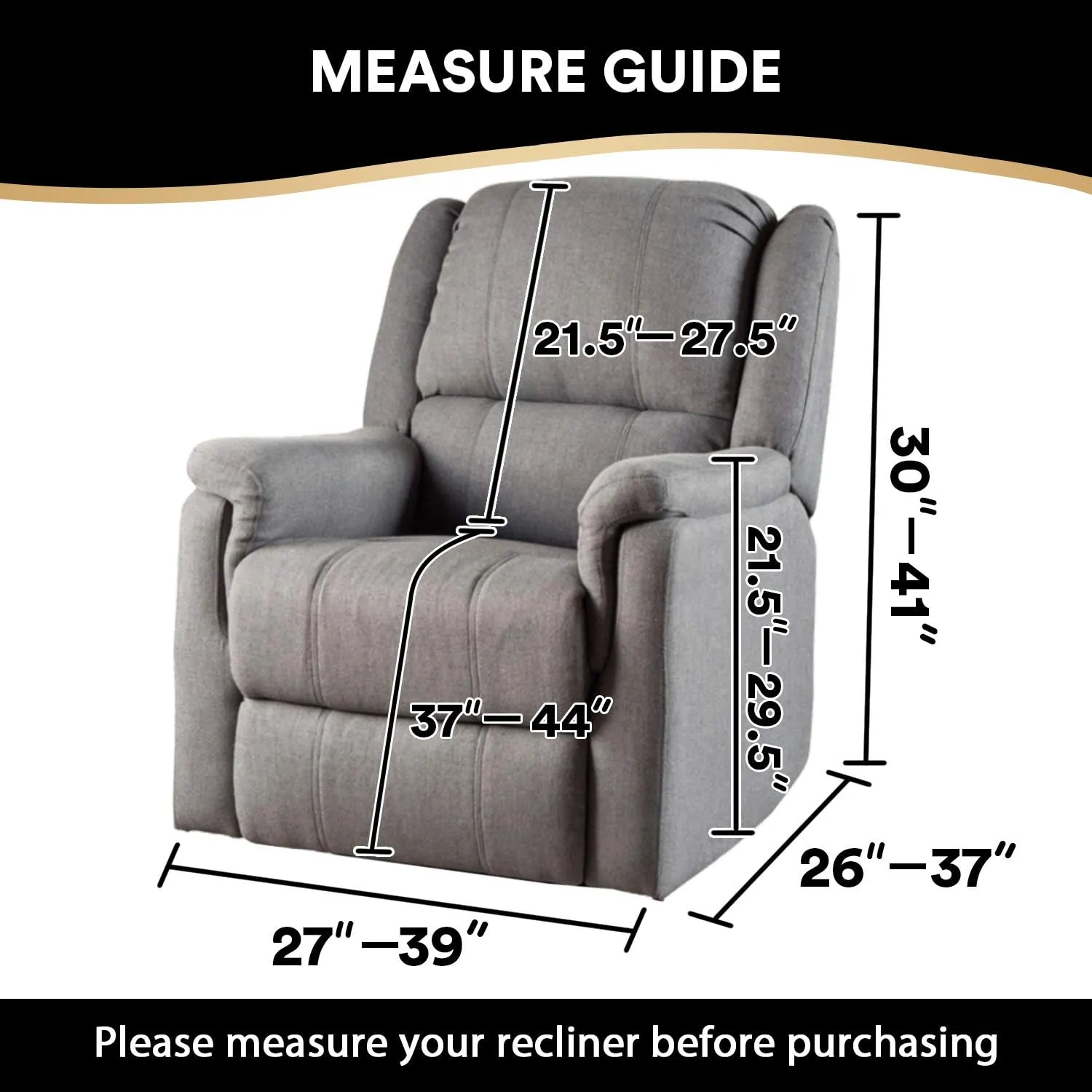 PrinceDeco Recliner Chair Cover Velvet Stretch Recliner Couch Covers 4-Pieces Style Recliner Chair Covers Recliner Cover for Reclining Chair Slipcovers Feature Non Slip Form Fitted Thick Soft,Taupe