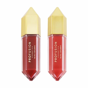 Profusion Cosmetics Lip Bouquet Nourishing Lip Gloss- Apply Directly to Lips with this Lightweight, Moisturizing Finish Velvet Matte Duo for a Perfect Pout