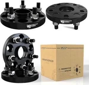 PROMOTIVE 5x114.3 Wheel Spacers 25mm - 5 Lug CNC Machined Forged 5x4.5 1inch Hub Centric Spacers Compatible for Subaru WRX STI 2013-2024/ Outback/Legacy - M12x1.25 Studs, 56.1mm Hub Bore - 4PCS