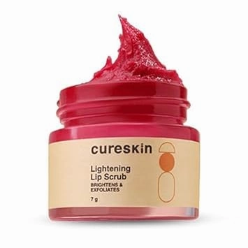 PUB Lightening Lip Scrub | Brightens & Exfoliates | with Walnut Shell, Beetroot & Carrot | Dual Action Lightens & Reduce Tans | For both Men & Women | For All Skin Types | 7g