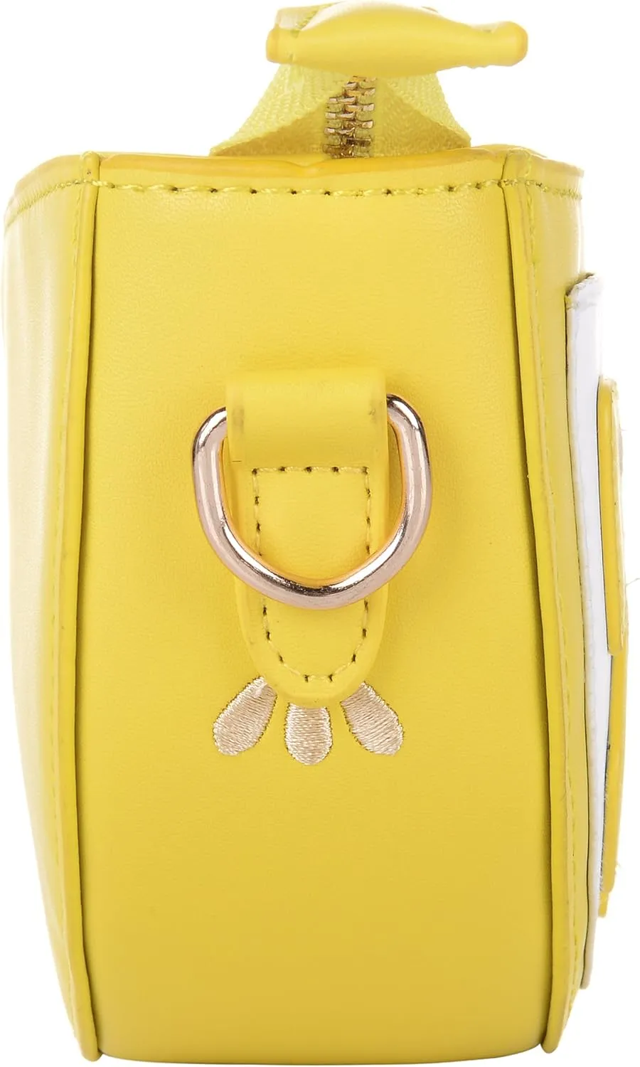 QZUnique Food Shape Cross Body Bag PU Cartoon Purse Ice Cream Sholuder Bag Handbag with Removable Chain