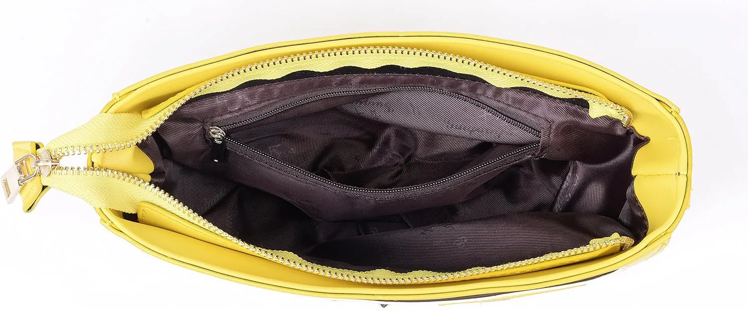 QZUnique Food Shape Cross Body Bag PU Cartoon Purse Ice Cream Sholuder Bag Handbag with Removable Chain