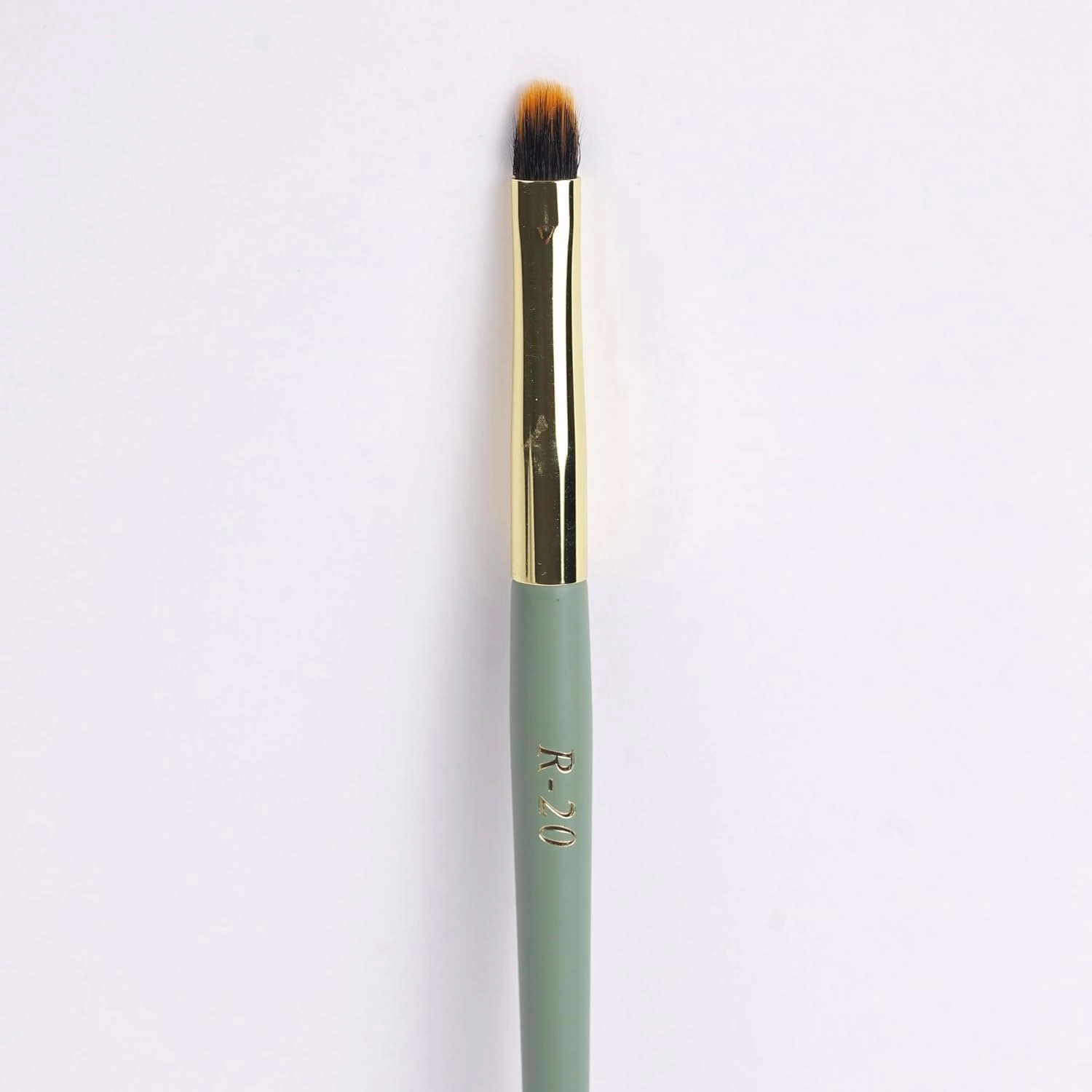 R-2- DUO FIBER BRUSH FOR LIPS AND CREAM EYESHADOWS- LIP MAKEUP BRUSH- MAKEUP BRUSH FOR EYES AND LIPS