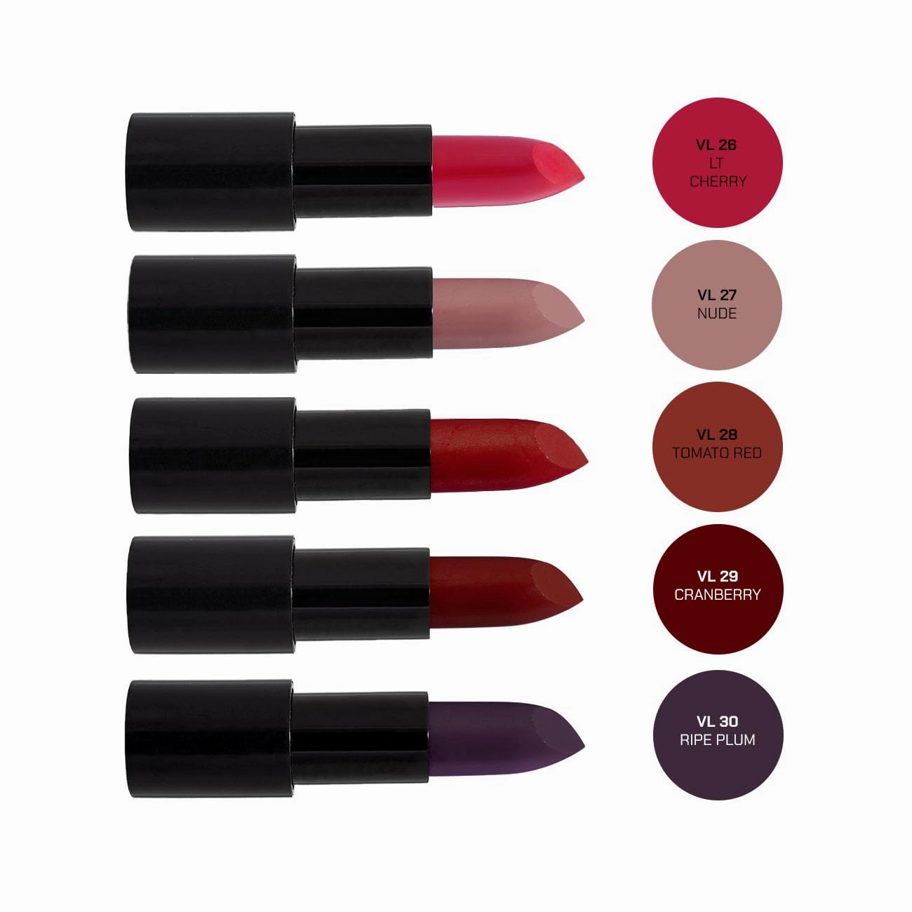 Radiant Professional Advanced Care Lipstick - Ultra Nourishing, Moisturizing Long Lasting Matte Lipstick With Vitamin E- UVA UVB Filters - VELVET (30 RIPE PLUM)