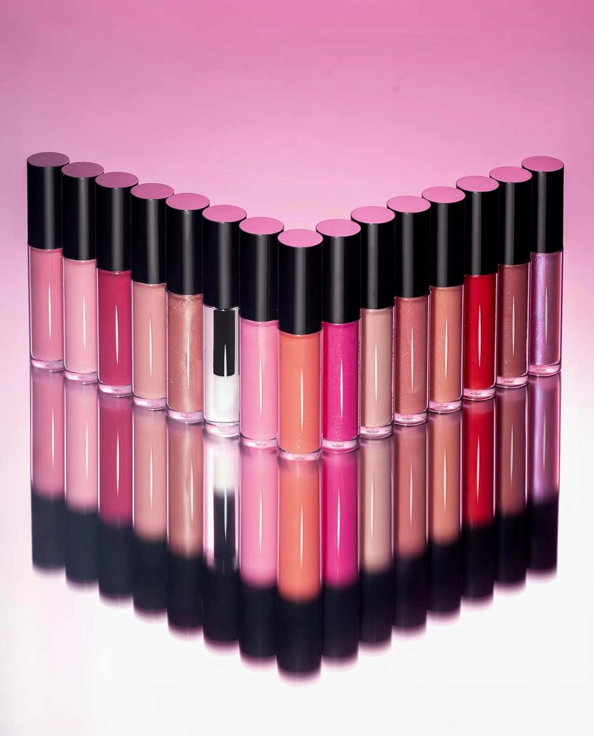 Radiant Professional Lip Glaze (15 Shades) - Ultra-Glossy, Moisturizing & Long-Lasting Hydration - High Shine Finish - Vegan Lip Glaze for Soft, Nourished Lips - Non-Sticky - (01 - CLEAR)