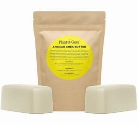 Raw African Shea Butter 2 lbs. Bar 100% Pure Natural Unrefined IVORY - Imported From Ghana - Ideal Moisturizer For Dry Skin, Body, Face And Hair Growth. Great For DIY Soap and Lip Balm Making.