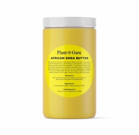 Raw African Shea Butter 32 oz. / 2 lbs. Jar Bulk 100% Pure Natural Unrefined YELLOW - Ideal Moisturizer For Dry Skin, Body, Face And Hair Growth. Great For DIY Soap and Lip balm Making.