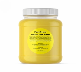 Raw African Shea Butter 3 lbs. Bulk 100% Pure Natural Unrefined YELLOW Grade A - Ideal Moisturizer For Dry Skin, Body, Face And Hair Growth. Great For DIY Soap and Lip balm Making.