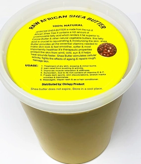 Raw Unrefined African Shea Butter Selections (8 Oz, 16 Oz, 32 Oz)- Grade AAA Premium Shea Butter From Ghana - Use on Acne, Eczema, Stretch Marks (32 OZ GOLD)