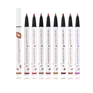 Reasontray Lip Liner,Benighty Liquid Lip Liner,Peshoriadam Longwear Liquid LIP LINER,Matte Lip Tint Stain Marker Pen, 2in1 waterproof liquid Lipstick & lip liner Pencil (8Pcs)