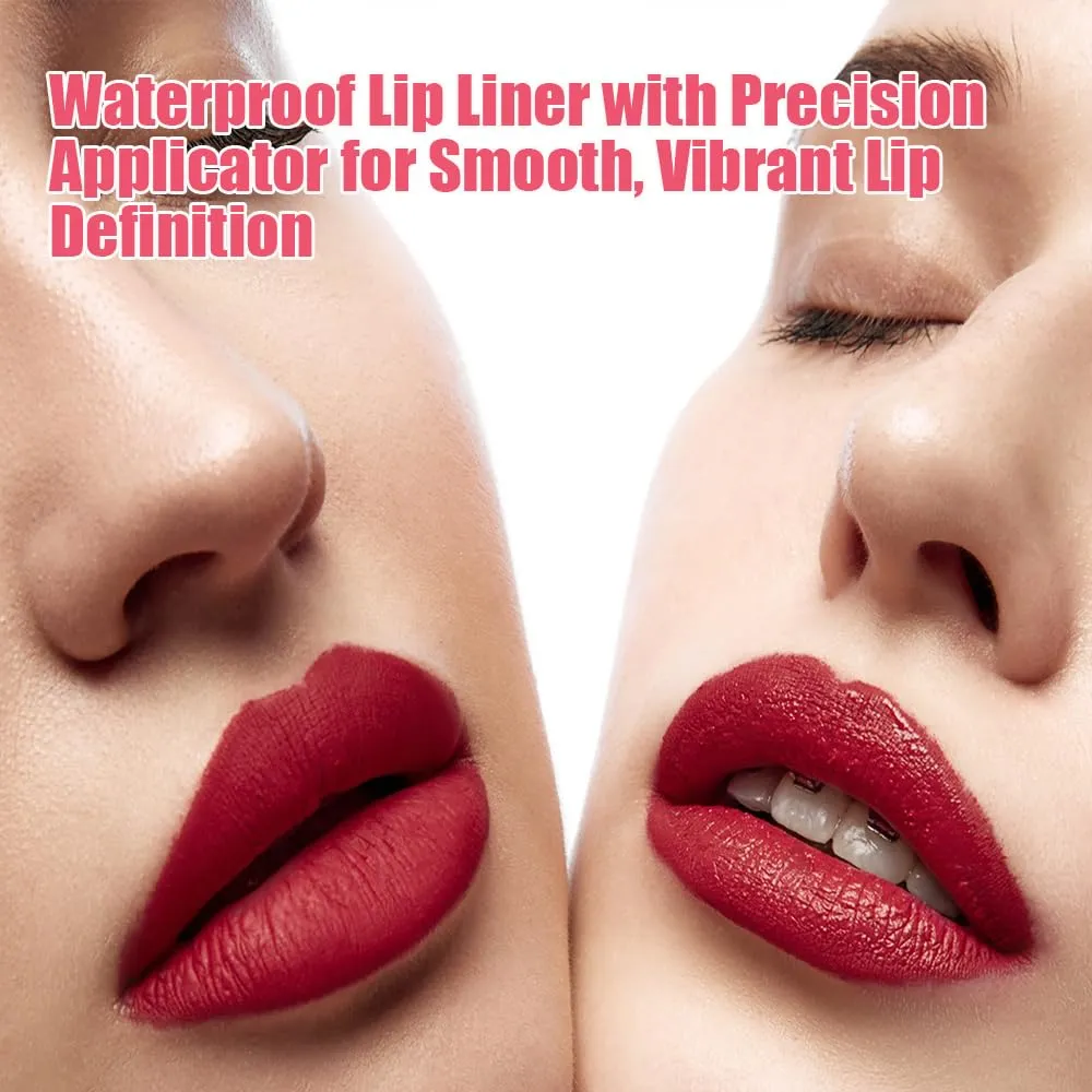 Reasontray Lip Liner,Benighty Liquid Lip Liner,Peshoriadam Longwear Liquid LIP LINER,Matte Lip Tint Stain Marker Pen, 2in1 waterproof liquid Lipstick & lip liner Pencil (8Pcs)
