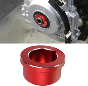 Red LS Timing Cover Alignment Tool,Billet Aluminum Front Seal Installer Seal Kit Oil Pan Cover for LS Series Engines Ls1 Ls2 Ls3 Ls6 Ls Lq4 Lq9 4.8 5.3 5.7 6.0 6.2