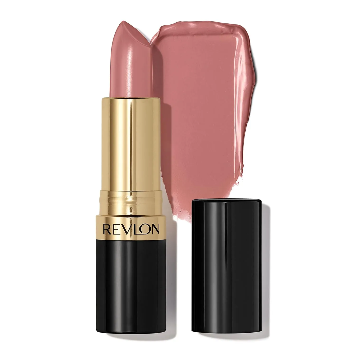 Revlon Super Lustrous Lipstick, Creamy Formula For Soft, Fuller-Looking Lips, Moisturized Feel, Nude Attitude (001), 0.15 oz