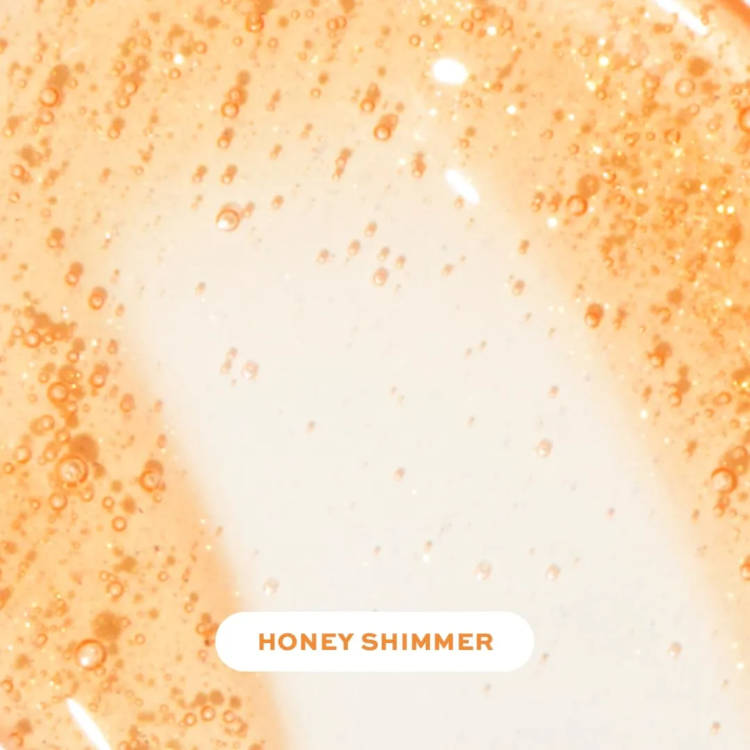 Revolution, Pout Lip Oil, Nourishing Tinted Lip Oil, High Shine, Non-Sticky Finish, Vegan & Cruelty-Free, Honey Shimmer, 0.13 oz (Pack of 2)