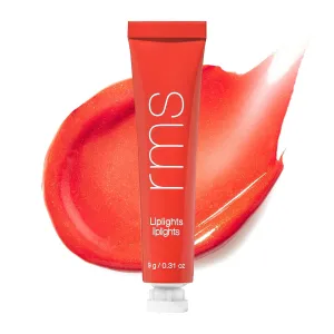 RMS Beauty Liplights Cream Lip Gloss - Lip Plumper, Lip Balm & Lip Gloss with Jojoba Oil, Hydrating Lip Tint & Lip Plumper Gloss, Tinted Lip Gloss