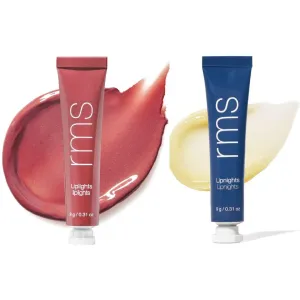 RMS Beauty Liplights Cream Lip Gloss (Rumor) Lipnight Overnight Lip Mask