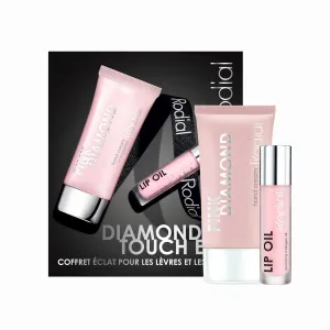 Rodial Diamond Touch Edit | Pink Diamond Hand Cream (1.69 fl.oz.)   Plumping Collagen Lip Oil (0.14 oz.) | Radiance-Boosting Kit for Hands and Lips Beauty Kit