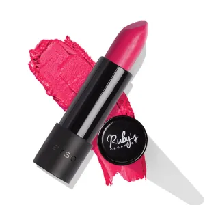 RUBY'S ORGANICS Semi-Matte Lipstick for Women, Hydrating and Highly Pigmented, Moisturizing & Non Drying, Lightweight & Long Lasting Formula, Lip Makeup, Paraben-Free, Pink Rani, 3.7g